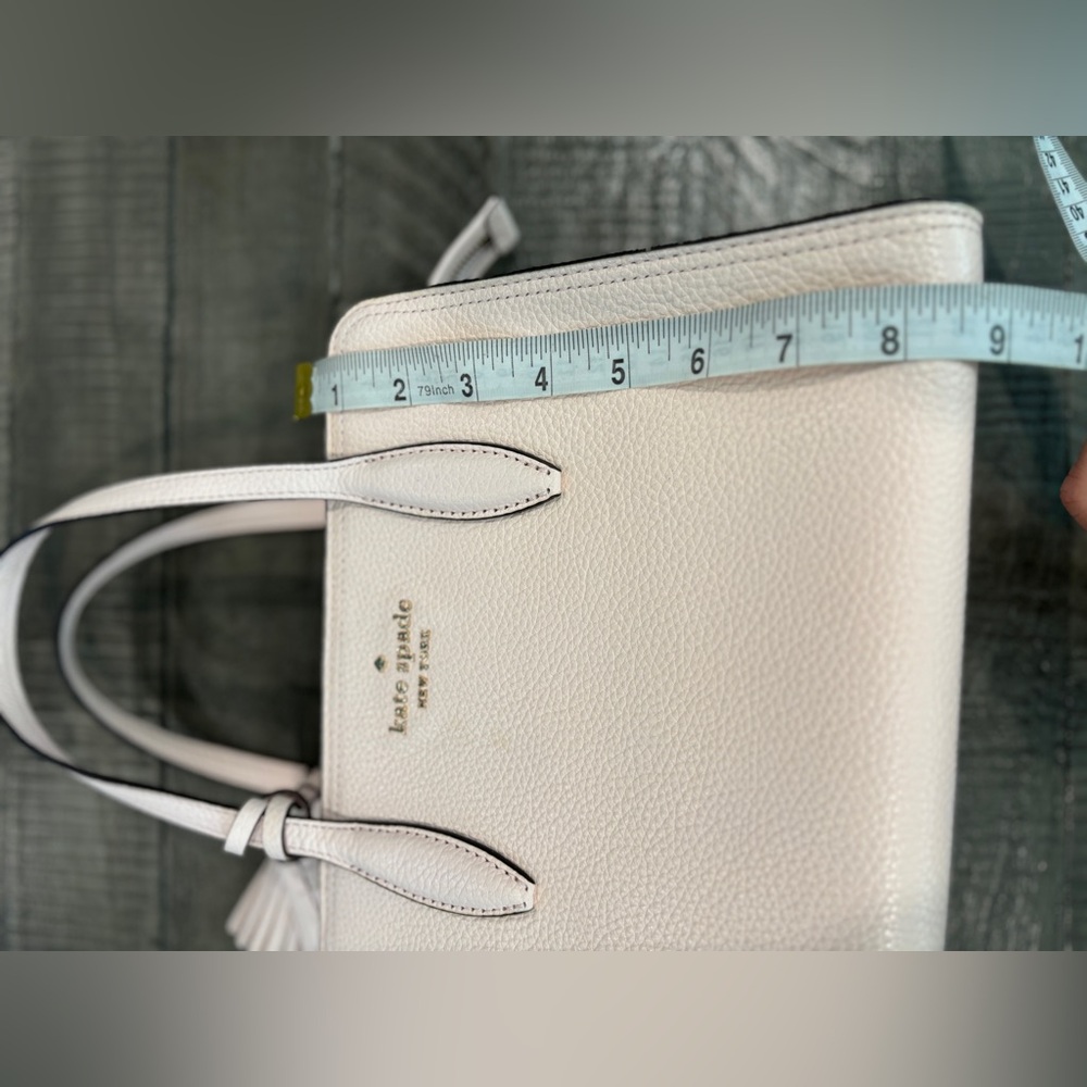 Kate Spade Rowe Medium Top Zip Satchel Peach Puff Blush Pink - Picture 13 of 13